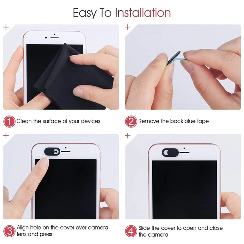 20/10/5/1Pcs Sliding Webcam Cover Laptop Camera Cover Slider Phone Antispy for Ipad PC Macbook Tablet Lenses Privacy Sticker